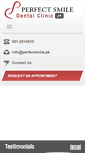 Mobile Screenshot of perfectsmile.pk